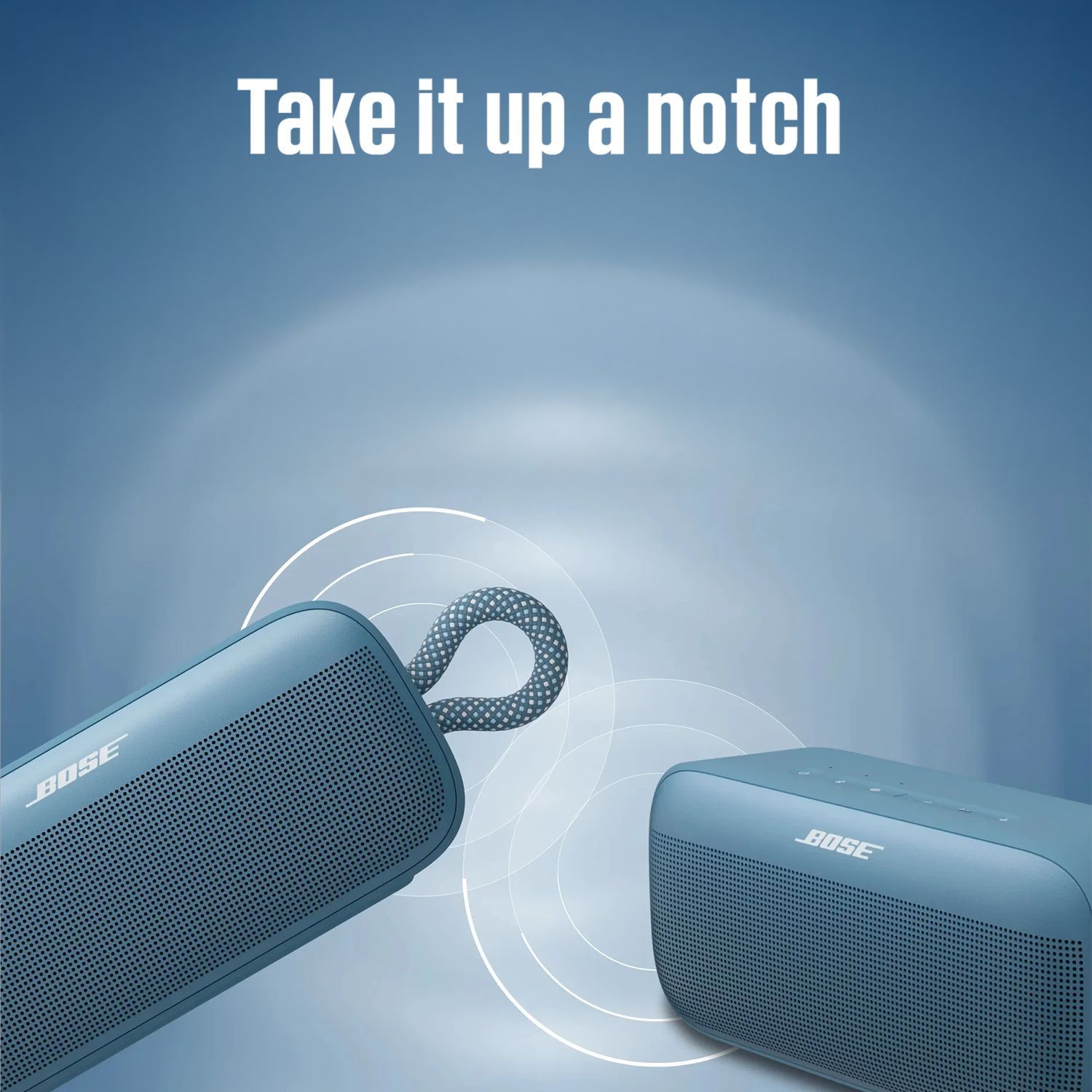 Bose SoundLink Plus 5.25W Portable Bluetooth Speaker (IP67 Water Resistant, 20 Hours Playback Time, Mono Speaker, Blue Dusk)_17