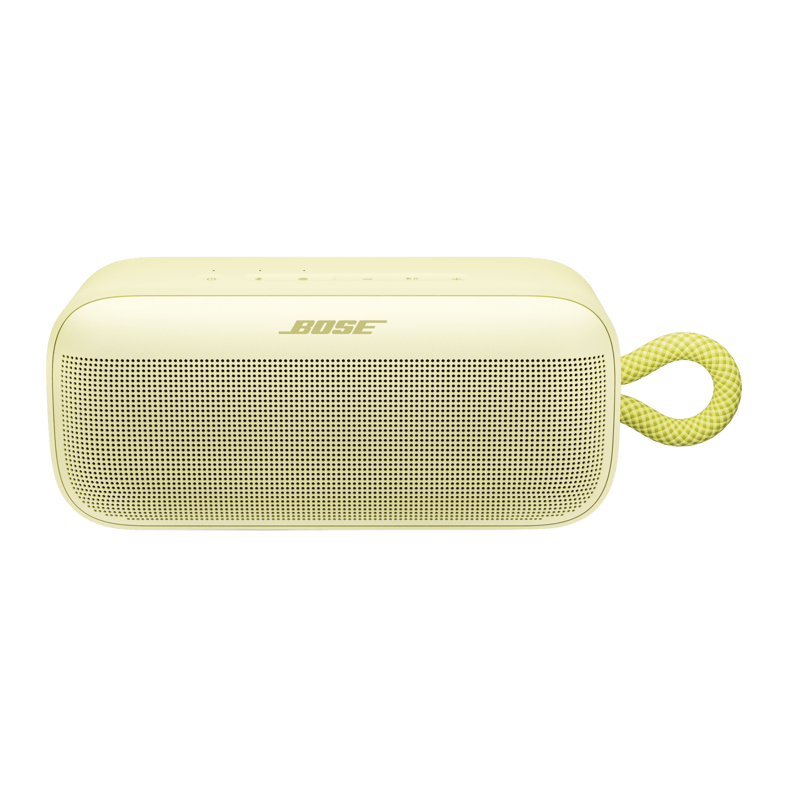 Bose SoundLink Plus 5.25W Portable Bluetooth Speaker (IP67 Water Resistant, 20 Hours Playback Time, Mono Speaker, Citrus Yellow)_1