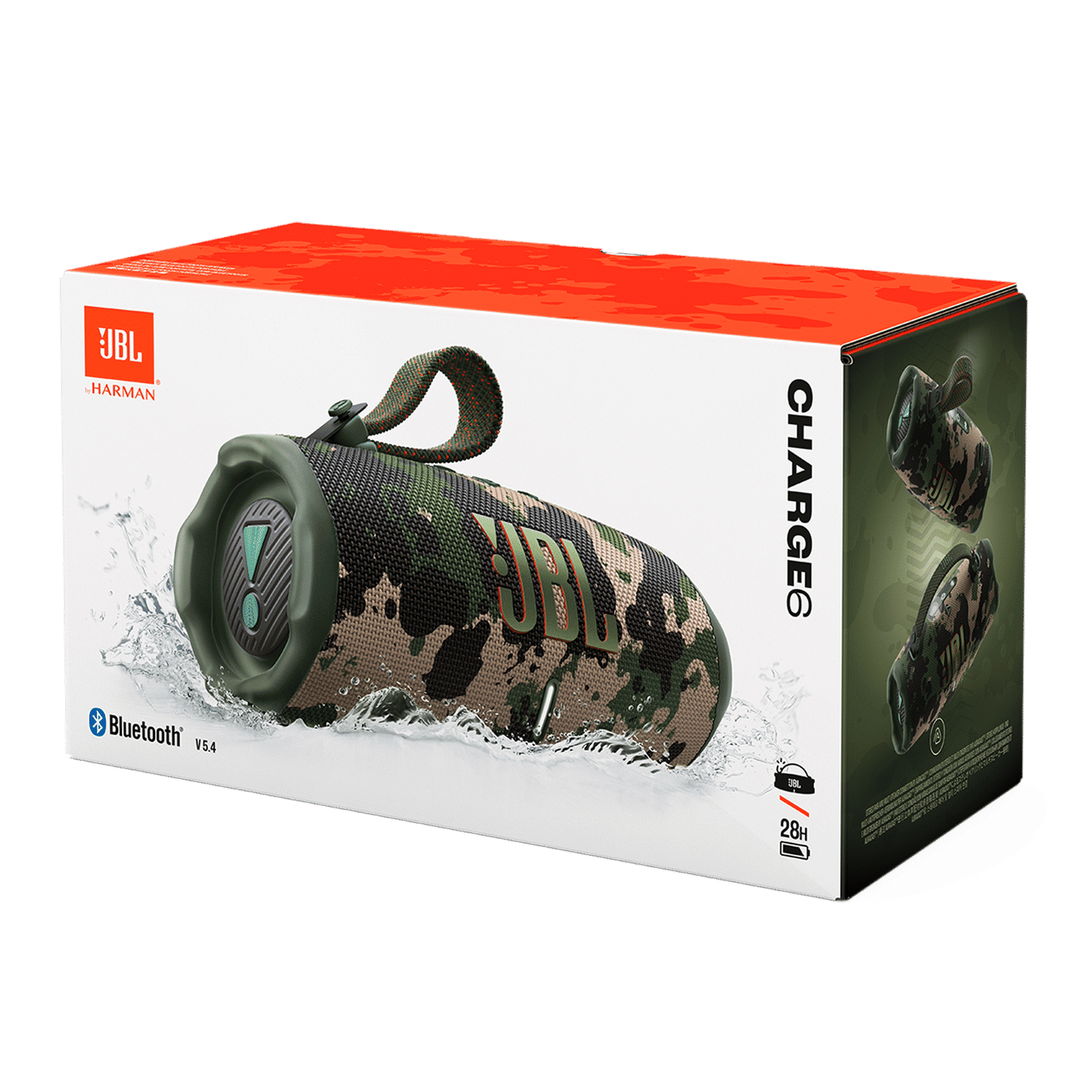 JBL Charge 6 45W Portable Bluetooth Speaker (IP68 Water Resistant, AI Sound Boost, Stereo Channel, Squad) JBL Charge 6 45W Portable Bluetooth Speaker (IP68 Water Resistant, AI Sound Boost, Stereo Channel, Squad)_10