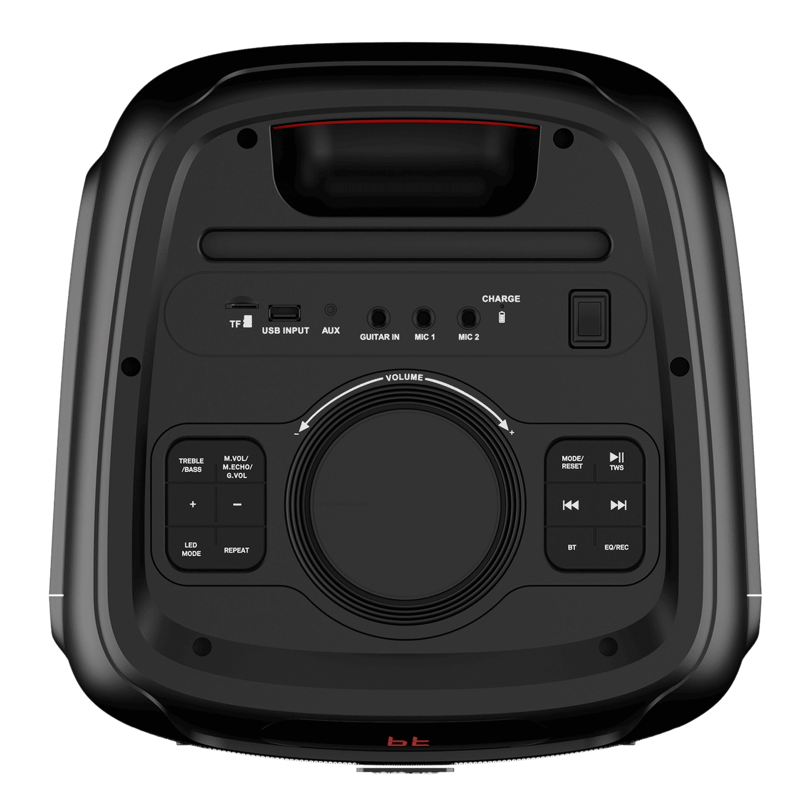 boAt Party Pal 450 180W Bluetooth Party Speaker with Mic (Flame LEDs, Mono Channel, Black)_2