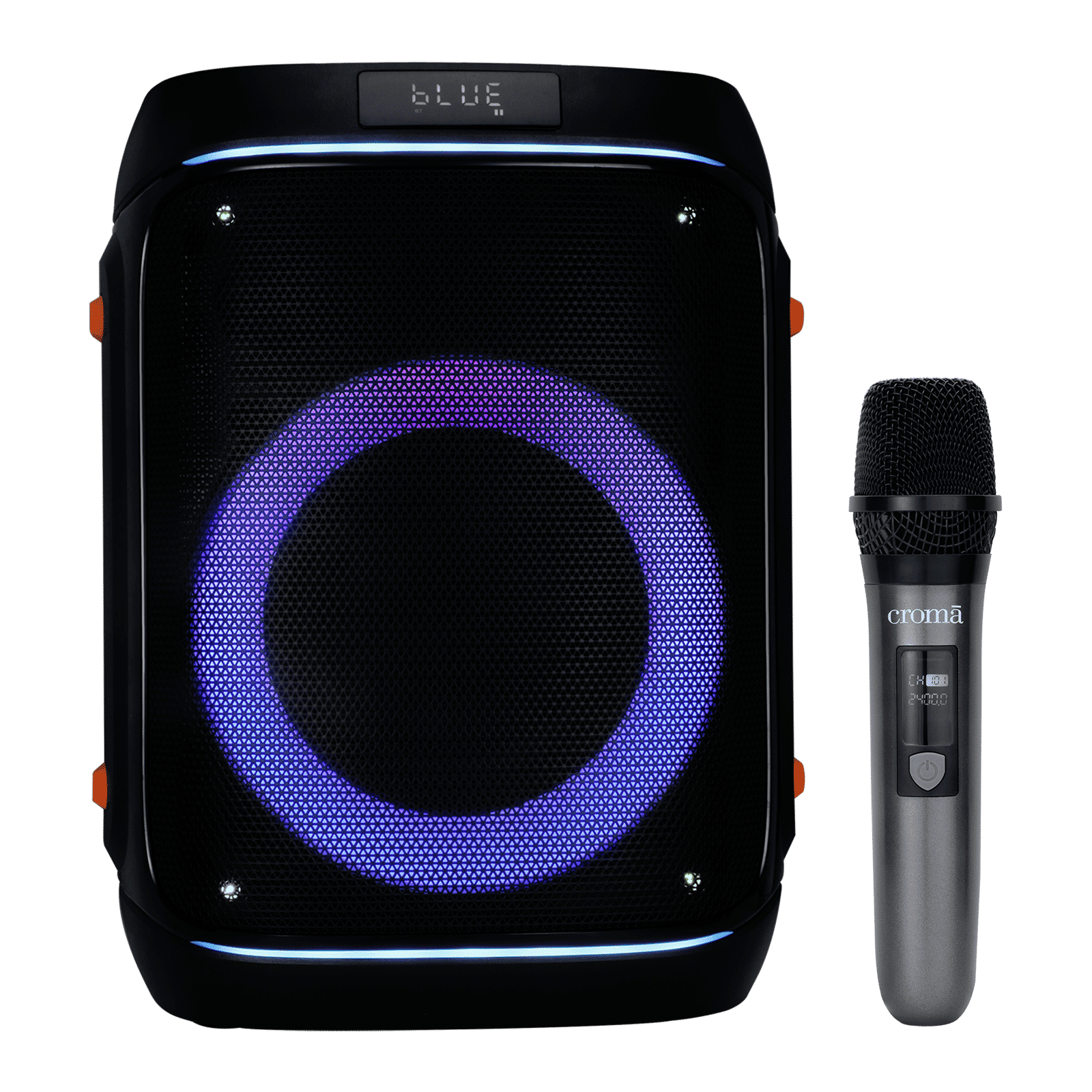 Croma 100W Bluetooth Party Speaker with Mic (AI Sound Boost, 2.1 Channel, Black) Croma 100W Bluetooth Party Speaker with Mic (AI Sound Boost, 2.1 Channel, Black)_1