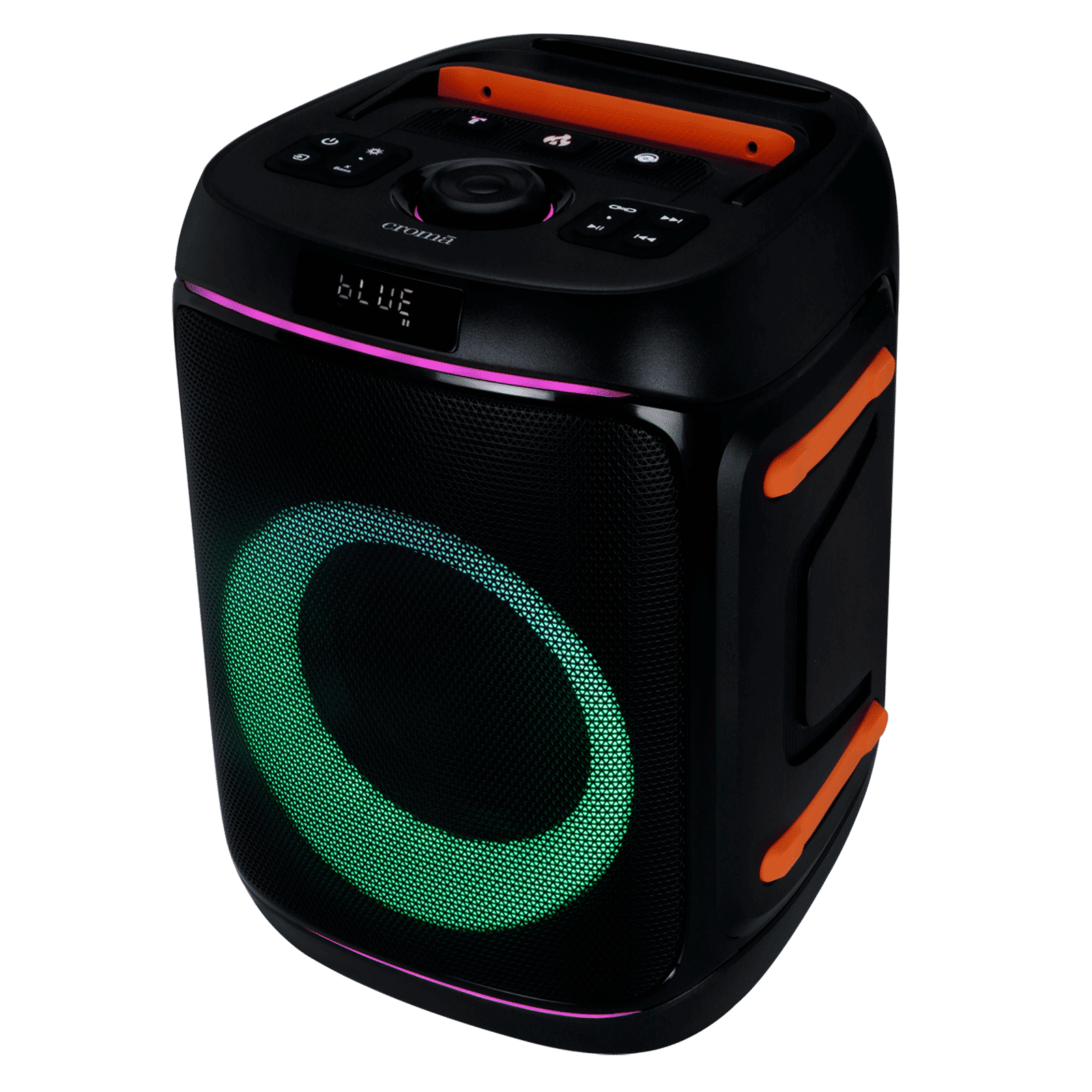 Croma 100W Bluetooth Party Speaker with Mic (AI Sound Boost, 2.1 Channel, Black) Croma 100W Bluetooth Party Speaker with Mic (AI Sound Boost, 2.1 Channel, Black)_13