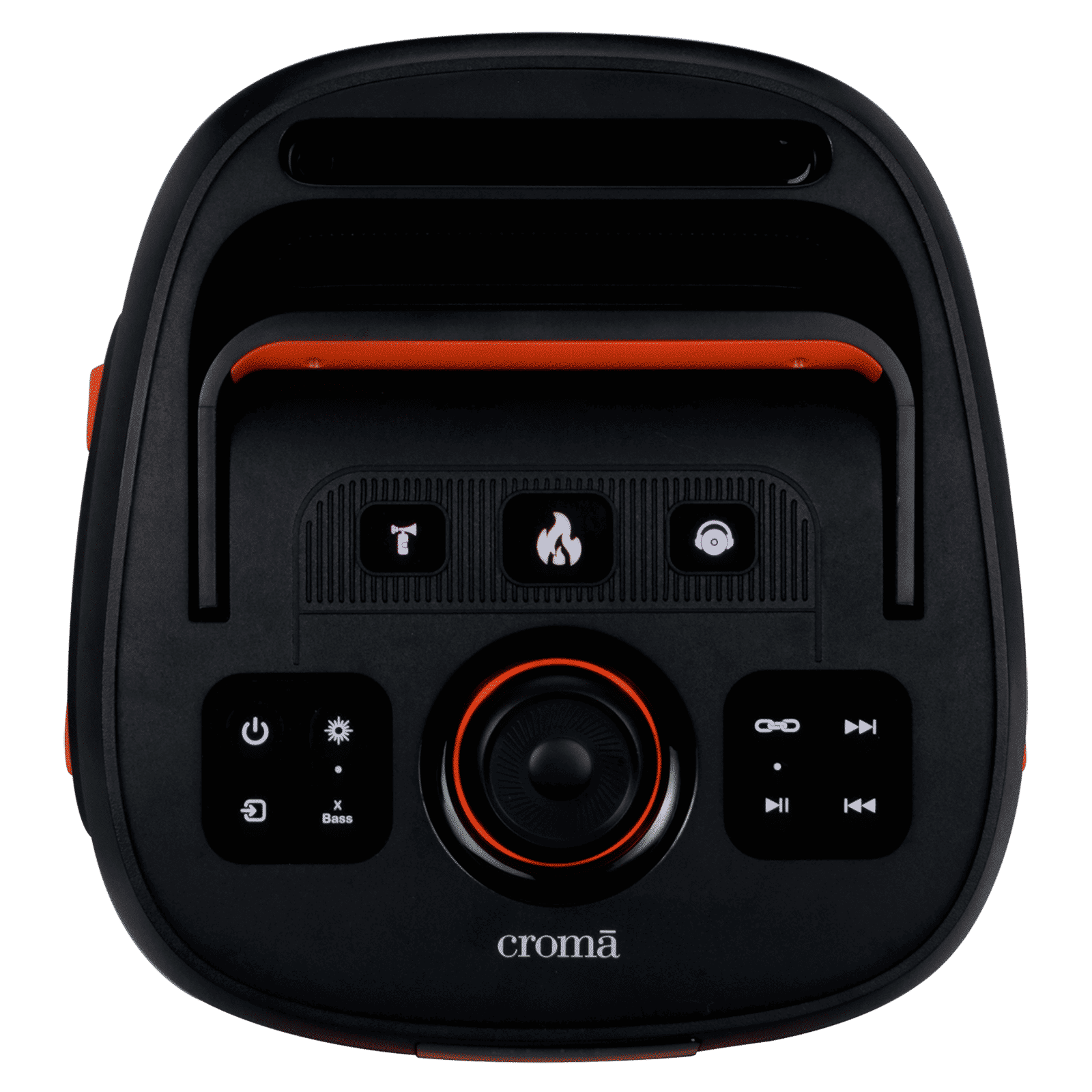 Croma 100W Bluetooth Party Speaker with Mic (AI Sound Boost, 2.1 Channel, Black) Croma 100W Bluetooth Party Speaker with Mic (AI Sound Boost, 2.1 Channel, Black)_2