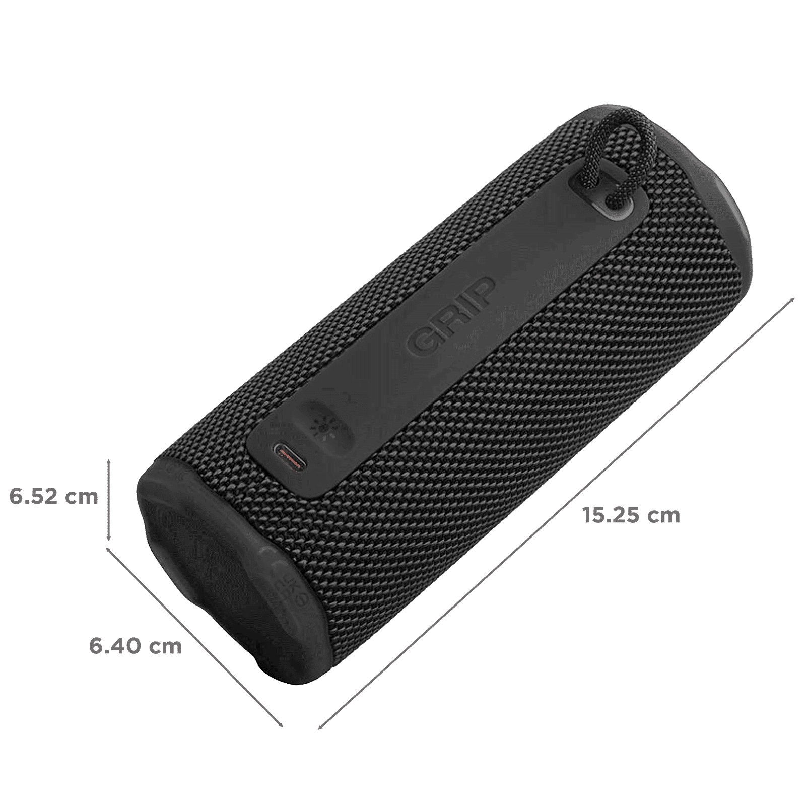 JBL Grip 16W Portable Bluetooth Speaker (IP68 Waterproof, AI Sound Boost, Black)_2