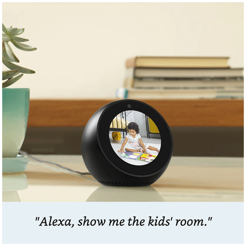amazon Echo Spot Smart Speaker (B01J6A7FGQ, Black)_3