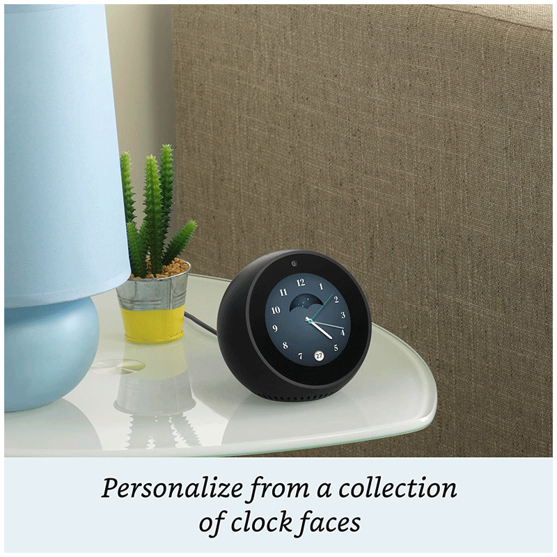 amazon Echo Spot Smart Speaker (B01J6A7FGQ, Black)_4