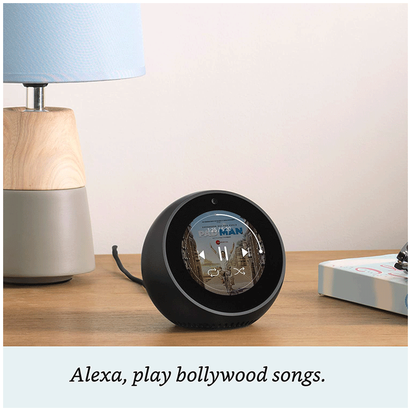 amazon Echo Spot Smart Speaker (B01J6A7FGQ, Black)_5