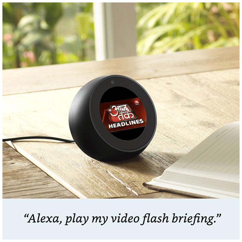amazon Echo Spot Smart Speaker (B01J6A7FGQ, Black)_6