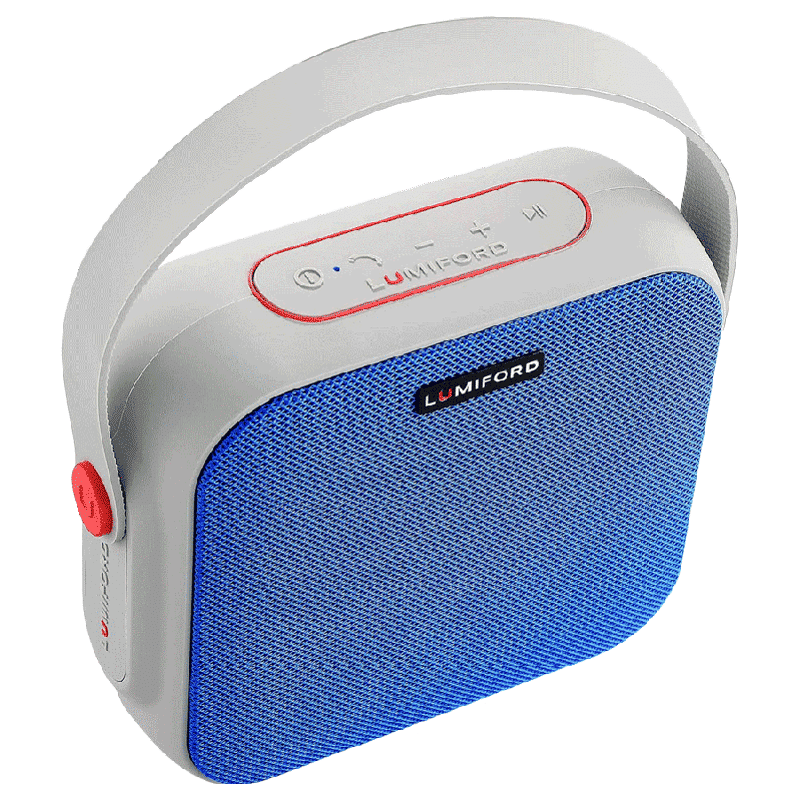 Lumiford GoFash-NY Broadway 16W Portable Bluetooth Speakers (IPX5 Water Proof, 2.1 Channel, Blue)_5