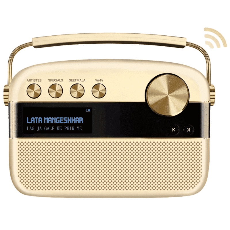 Saregama Carvaan 2.0 Channel Media Player (R20023, Champagne Gold)_1