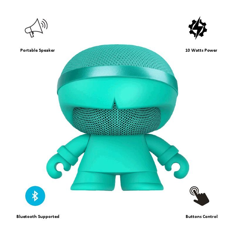 xoopar Boy 10W Portable Bluetooth Speaker (8 Hours Playback Time, Stereo Channel, Mint) xoopar Boy 10W Portable Bluetooth Speaker (8 Hours Playback Time, Stereo Channel, Mint)_3