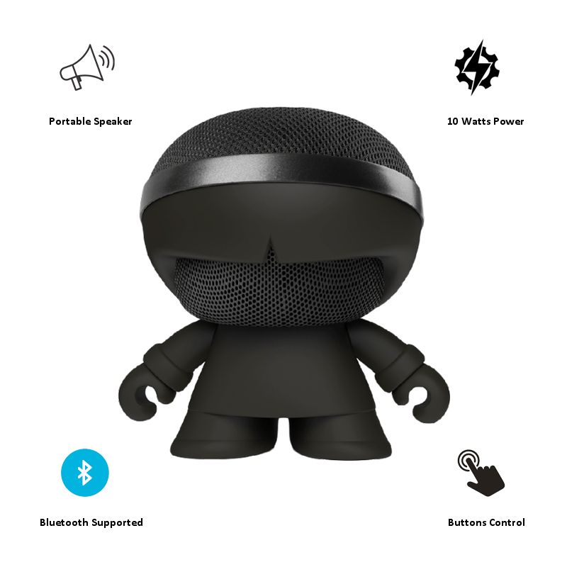 Xoopar Boy 10W Portable Bluetooth Speaker (Stereo Channel, Black) Xoopar Boy 10W Portable Bluetooth Speaker (Stereo Channel, Black)_3