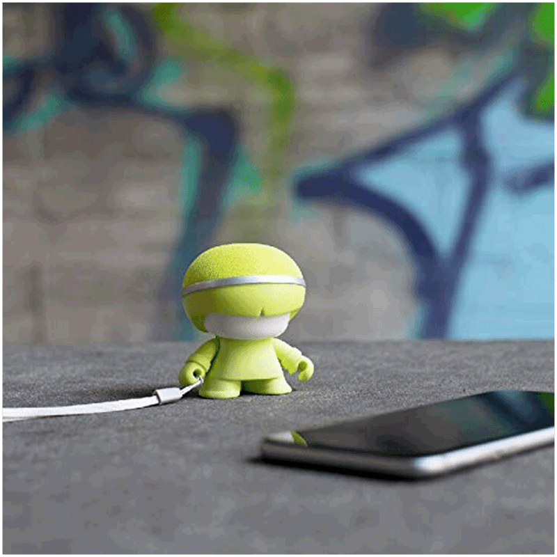 xoopar Boy Mini 3W Portable Bluetooth Speaker (Selfie Remote, Mono Channel, Lime)_6