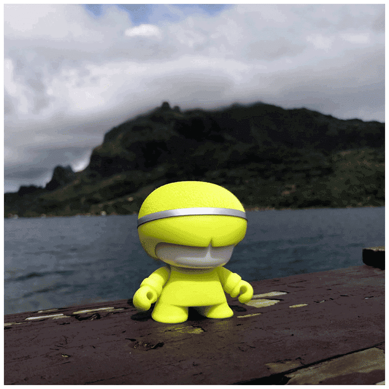 xoopar Boy Mini 3W Portable Bluetooth Speaker (Selfie Remote, Mono Channel, Lime)_4