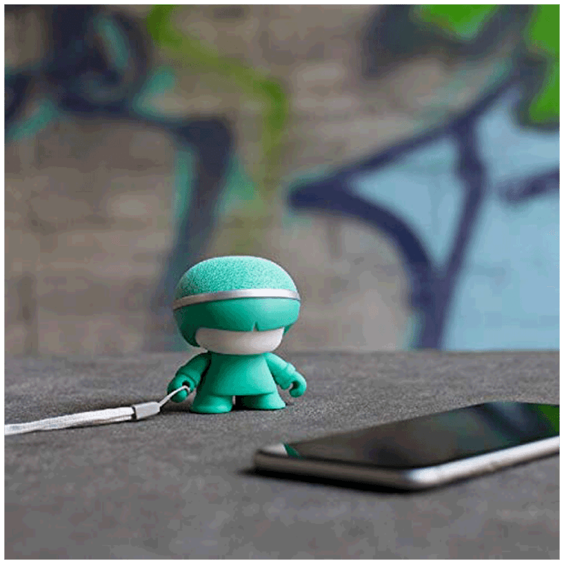 xoopar X3 Boy Mini 3W Portable Bluetooth Speaker (Rubber Finish Vinyl Body, Mono Channel, Mint) xoopar X3 Boy Mini 3W Portable Bluetooth Speaker (Rubber Finish Vinyl Body, Mono Channel, Mint)_6