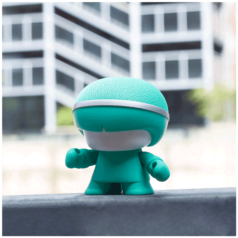 xoopar X3 Boy Mini 3W Portable Bluetooth Speaker (Rubber Finish Vinyl Body, Mono Channel, Mint) xoopar X3 Boy Mini 3W Portable Bluetooth Speaker (Rubber Finish Vinyl Body, Mono Channel, Mint)_4