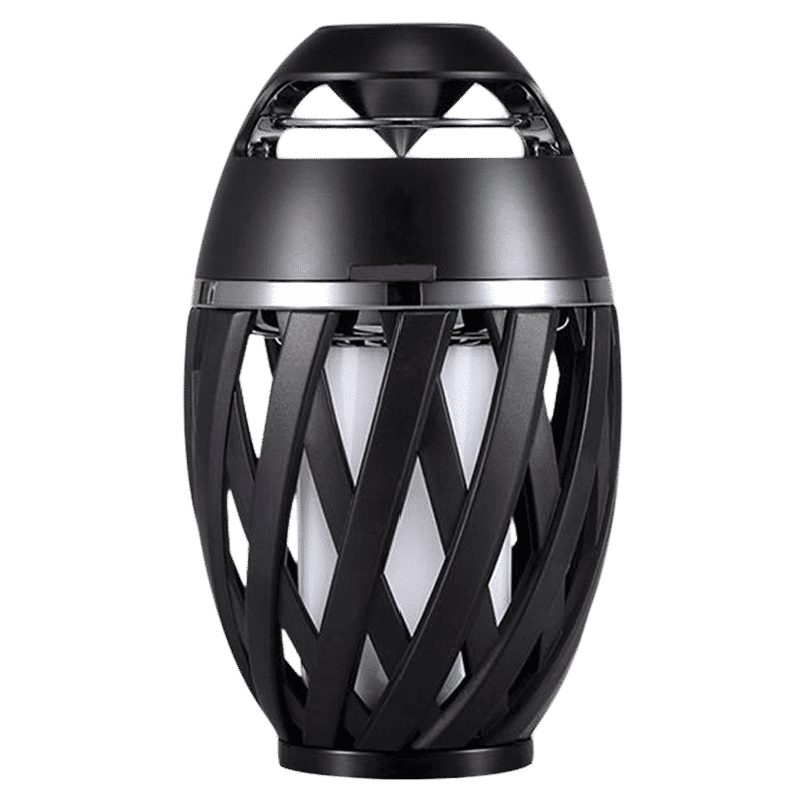 iGear Nightingale 5W Portable Bluetooth Speaker (IP65 Waterproof, Flickering LED Lights, Mono Channel, Black)_5