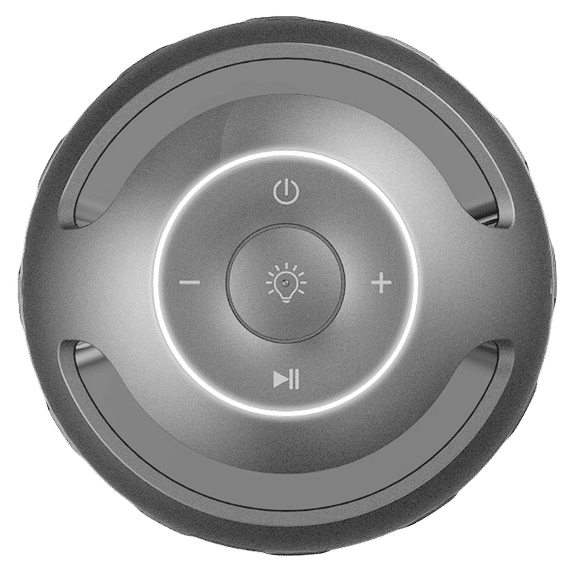 iGear Nightingale 5W Portable Bluetooth Speaker (IP65 Waterproof, Flickering LED Lights, Mono Channel, Black)_4