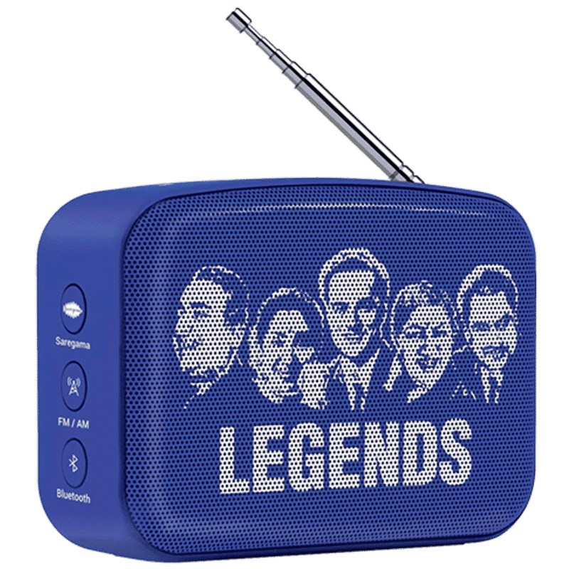 SAREGAMA Carvaan Mini 2.0 Hindi 5W Portable Bluetooth Speaker (4 Hours Playtime, 2.0 Channel, Regal Blue)_6