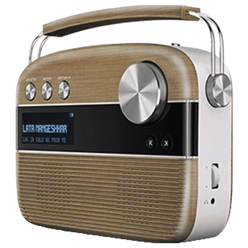 SAREGAMA Carvaan 6W Portable Bluetooth Speaker (5 Hours Playtime, Oakwood Brown)_6