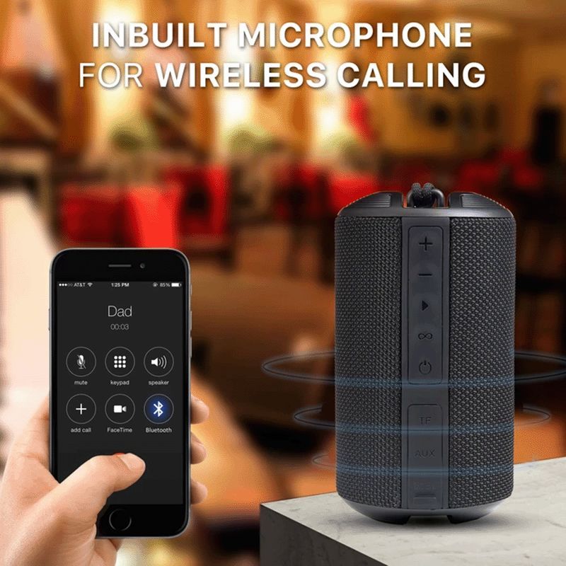 ambrane 10 Watts Portable Bluetooth Speaker (IPX6 Water Resistant, HD Sound, Black)_11