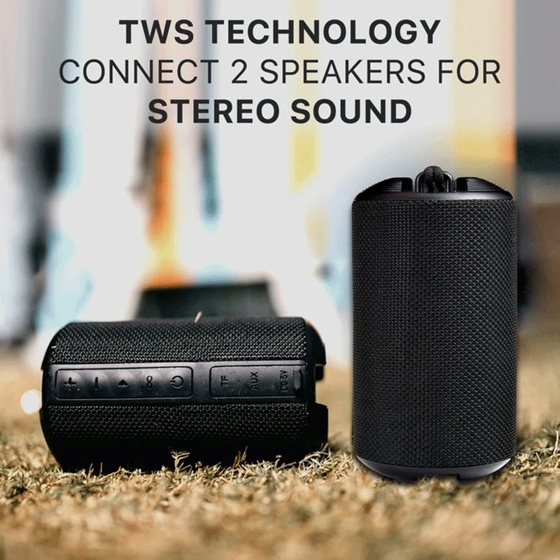 ambrane 10 Watts Portable Bluetooth Speaker (IPX6 Water Resistant, HD Sound, Black)_6