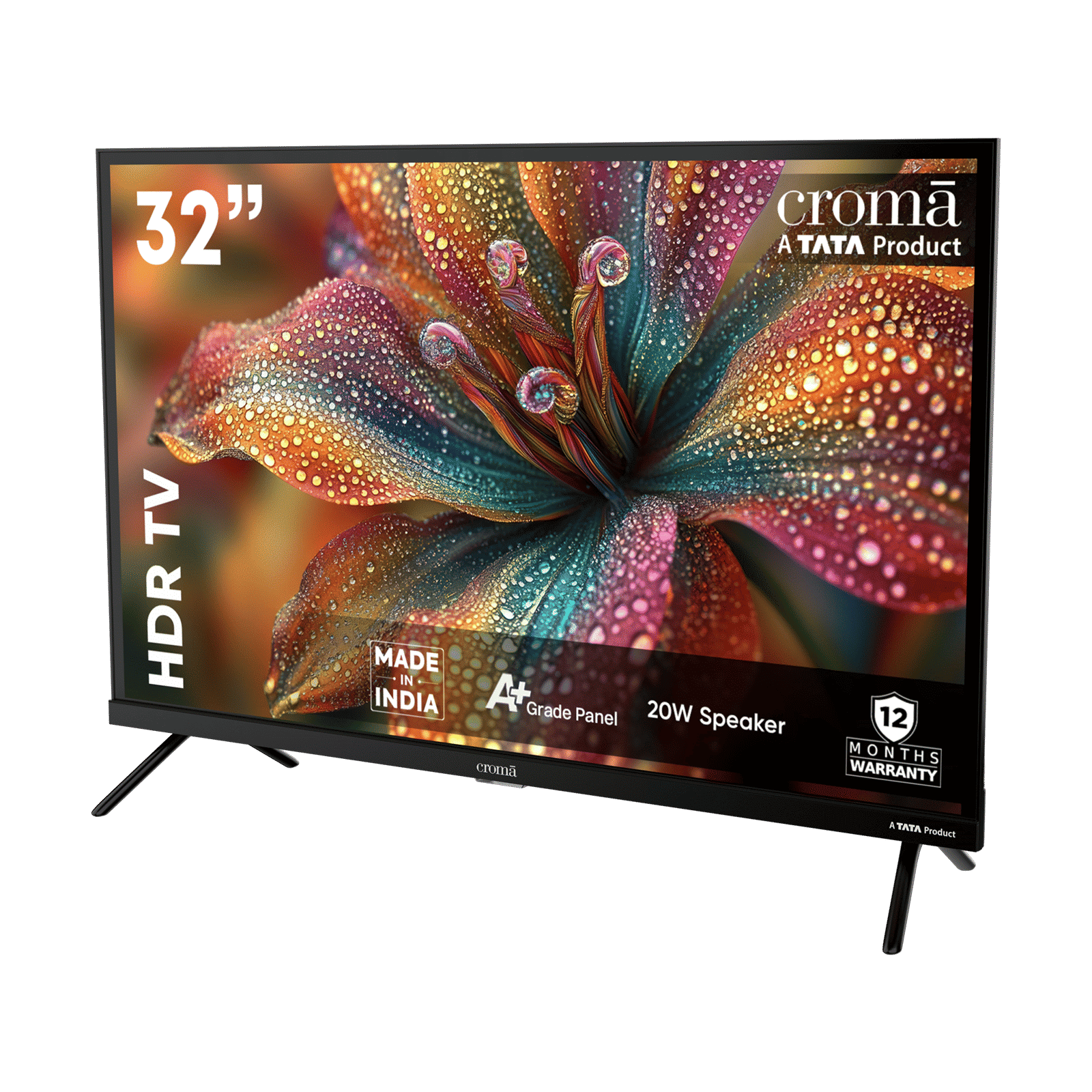 Croma 80cm (32inch) Full HD LED TV with A Plus Grade Panel, (2025 model)_2
