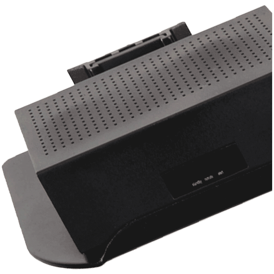 RD PLAST Wall Mount Set-Top Box Stand (RW 4010-2, Black)_5