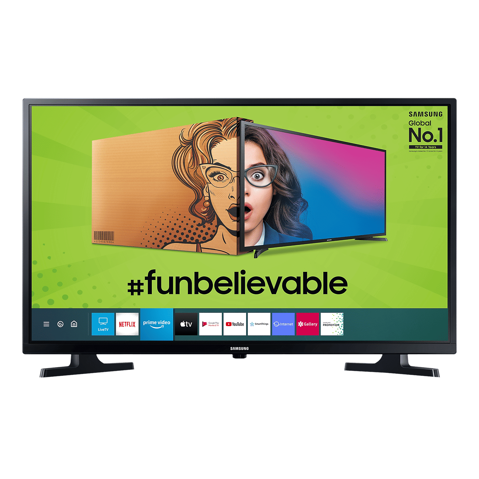 SAMSUNG Series 5 108 cm (43 inch) Full HD LED Smart Tizen TV with Hyper Real Picture Engine_1