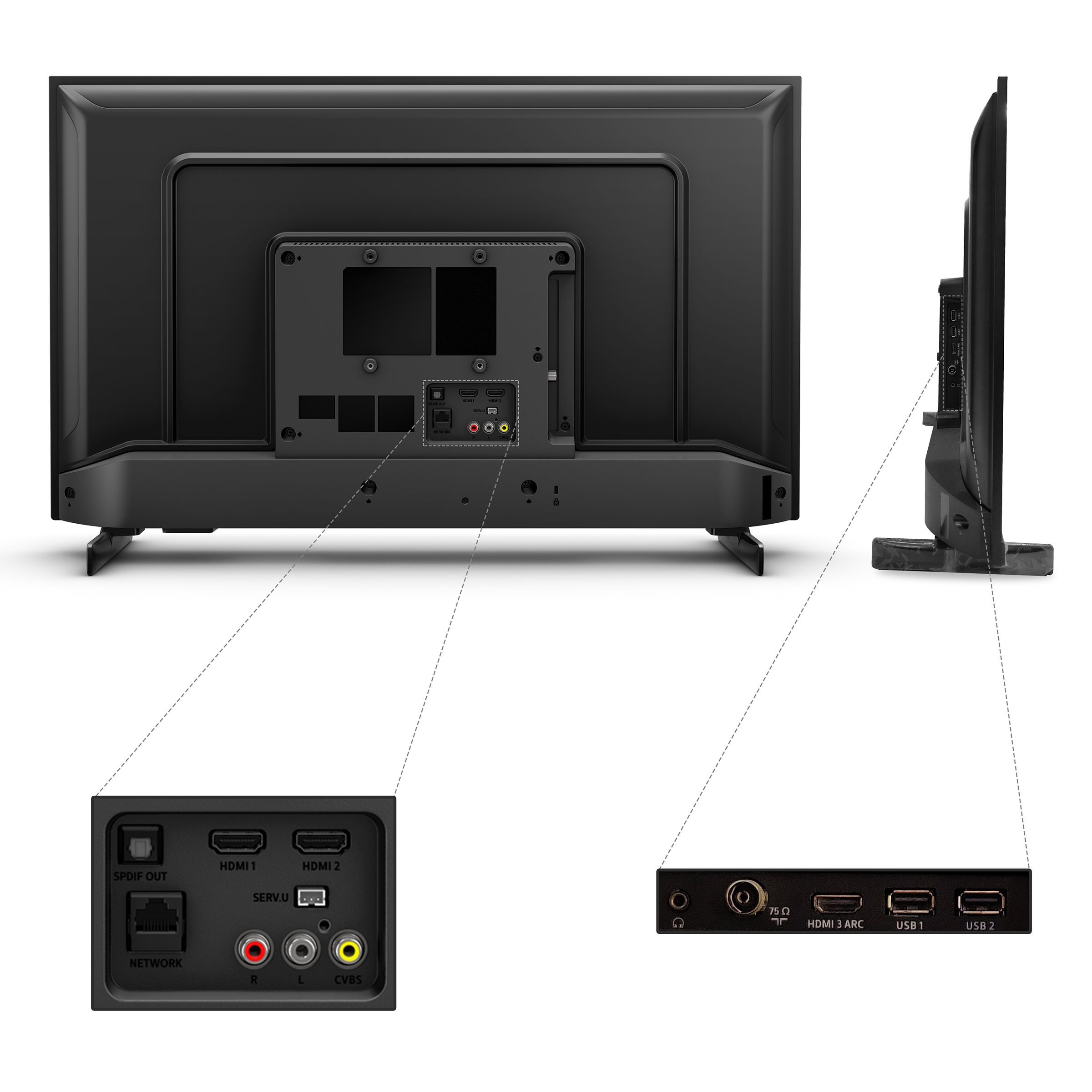 PHILIPS 6800 Series 80 cm (32 inch) HD Ready LED Smart SAPHI TV with Vivid Picture Mode (2021 model)_4