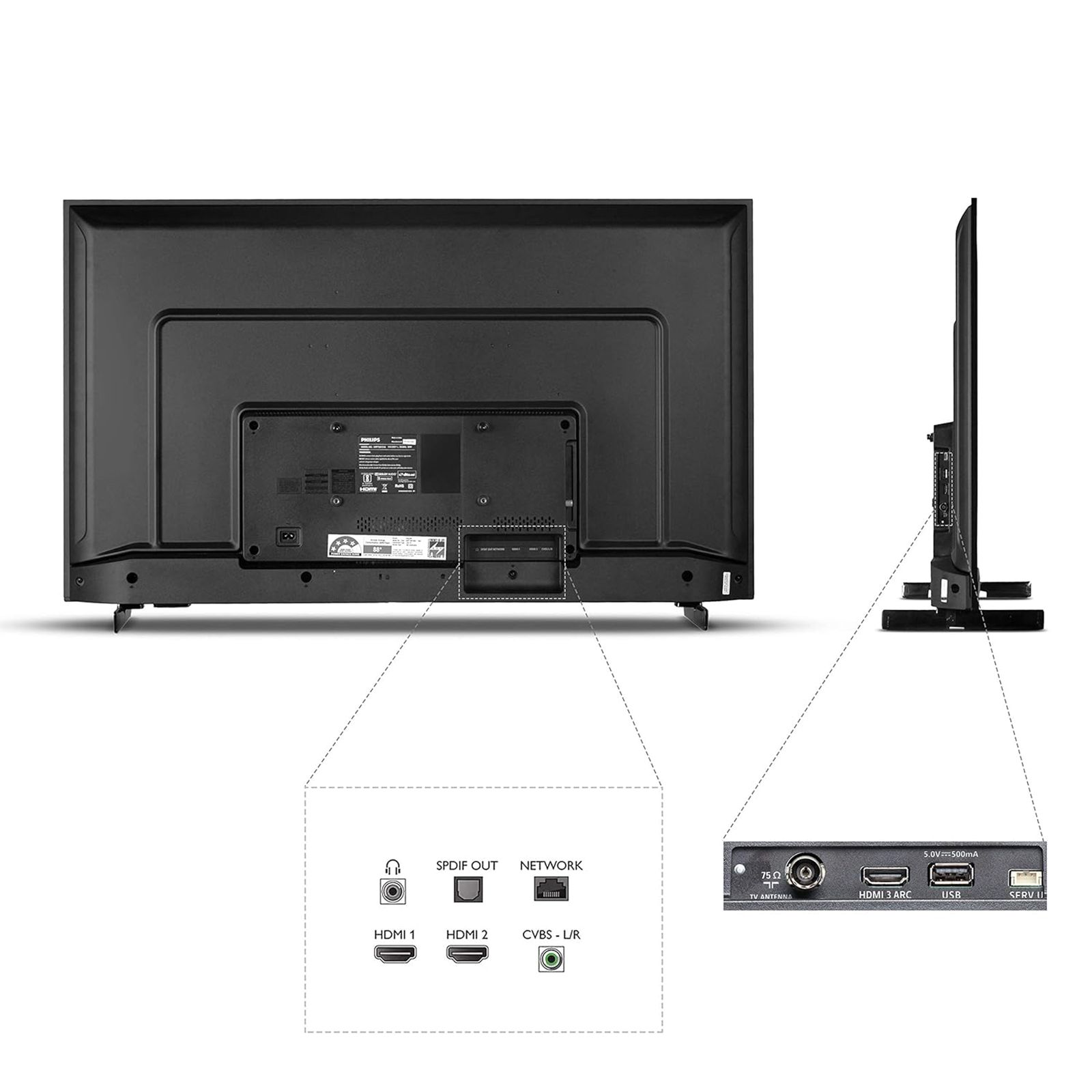 PHILIPS 6800 Series 108 cm (43 inch) Full HD LED Smart SAPHI TV with Vivid Picture Mode (2021 model) PHILIPS 6800 Series 108 cm (43 inch) Full HD LED Smart SAPHI TV with Vivid Picture Mode (2021 model)_8