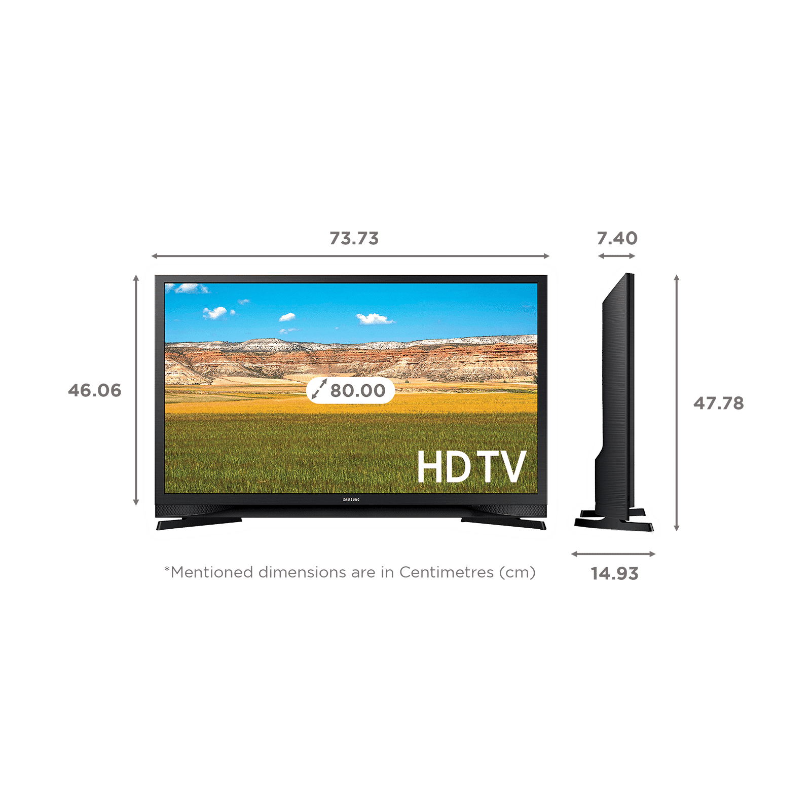 SAMSUNG Series 4 80 cm (32 inch) HD Ready LED Tizen Smart TV with Alexa Compatibility_2