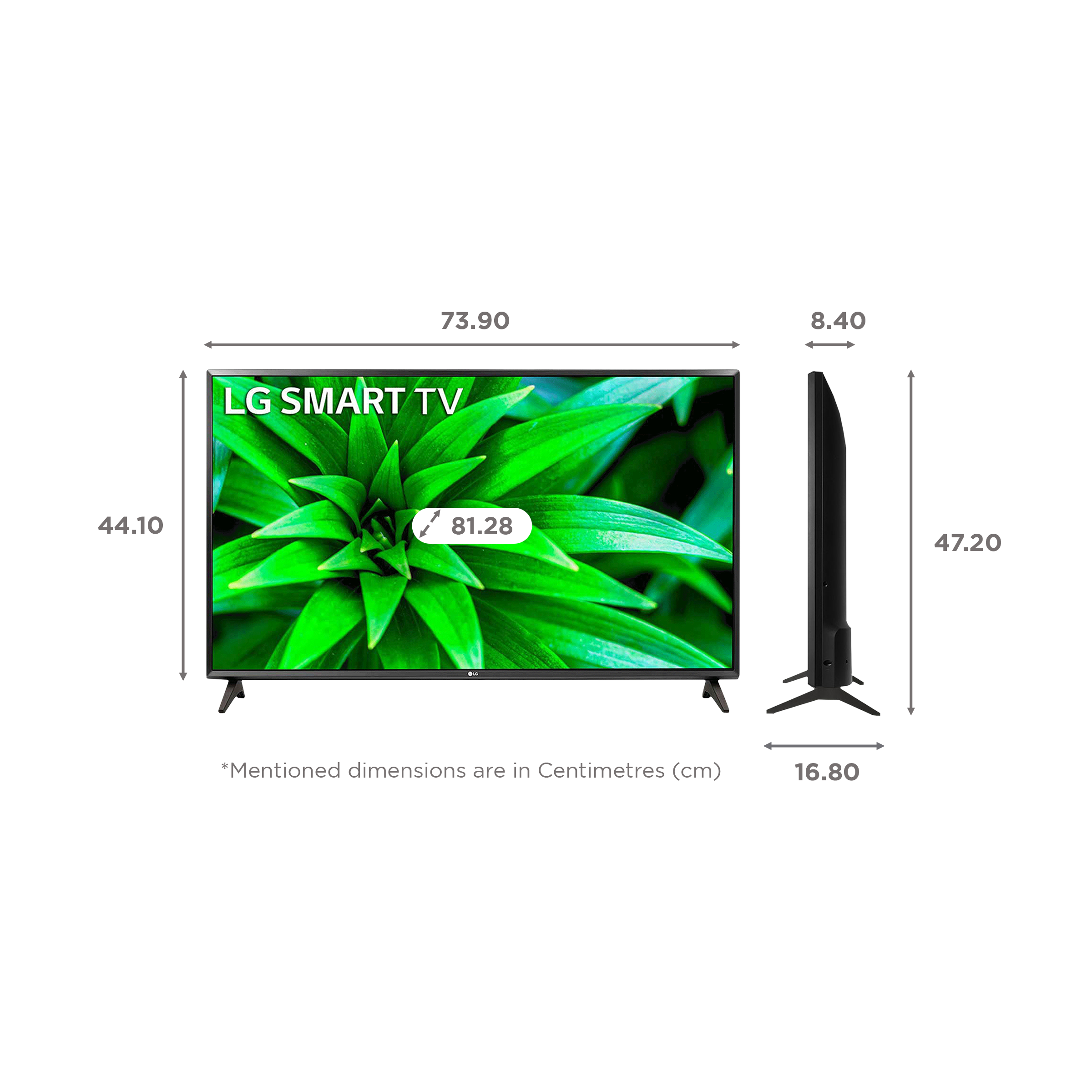 LG LM56 81.28 cm (32 inch) HD Ready LED Smart WebOS TV with Down Firing Speaker_2