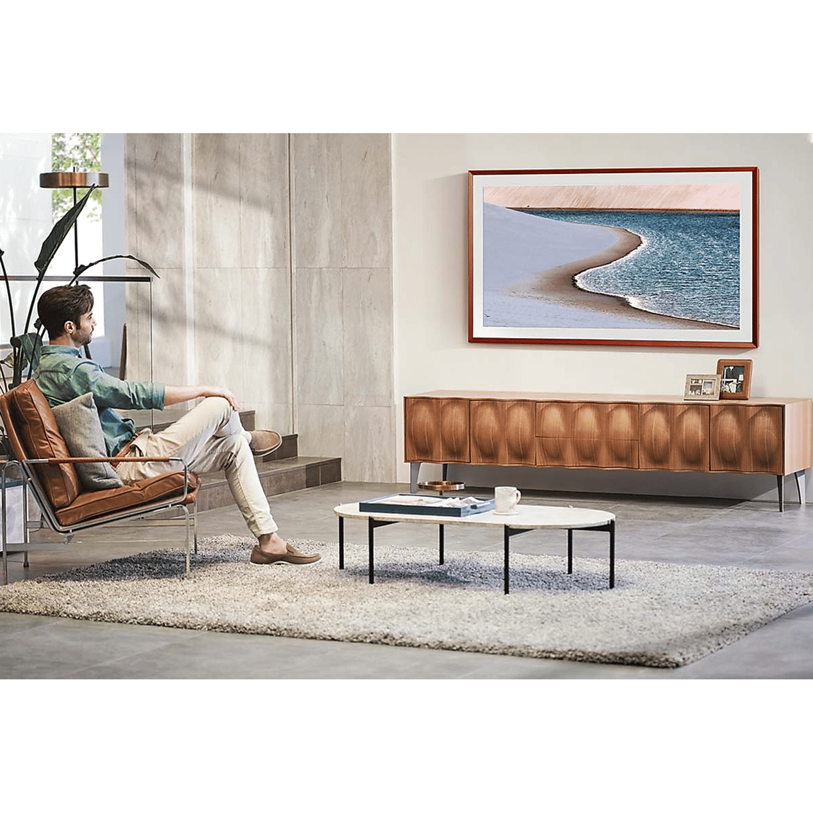 SAMSUNG LS Frame Series 125 cm (50 inch) QLED 4K Ultra HD Tizen TV with Alexa Compatibility (2021 model)_13