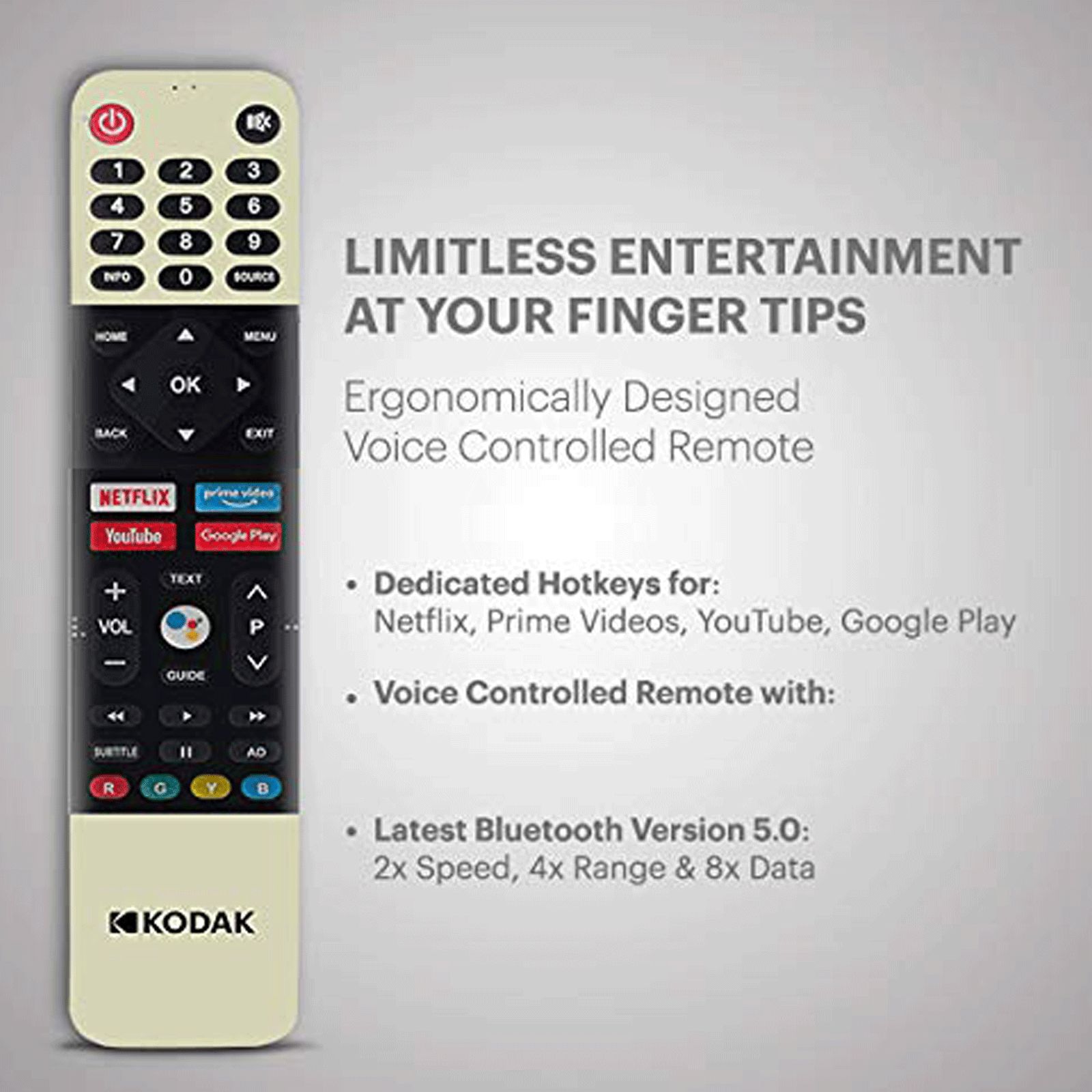 Kodak CA Series 139 cm (55 inch) 4K Ultra HD LED Android TV with Google Assistant (2020 model) Kodak CA Series 139 cm (55 inch) 4K Ultra HD LED Android TV with Google Assistant (2020 model)_7