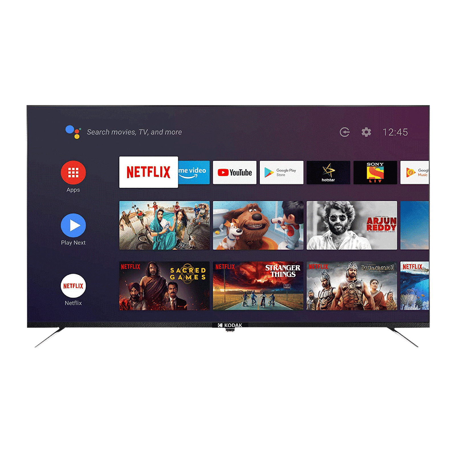 KODAK CA Series 165 cm (65 inch) 4K Ultra HD LED Android TV with Google Assistant (2020 model) KODAK CA Series 165 cm (65 inch) 4K Ultra HD LED Android TV with Google Assistant (2020 model)_1