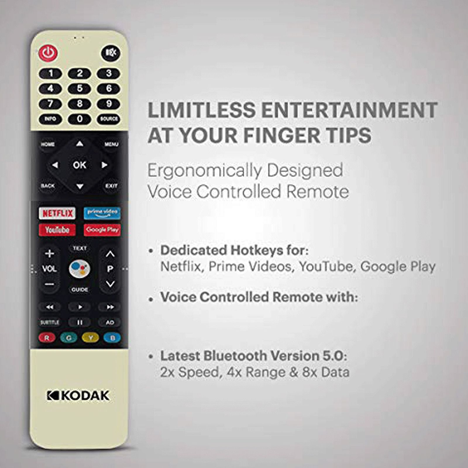 KODAK CA Series 165 cm (65 inch) 4K Ultra HD LED Android TV with Google Assistant (2020 model) KODAK CA Series 165 cm (65 inch) 4K Ultra HD LED Android TV with Google Assistant (2020 model)_8