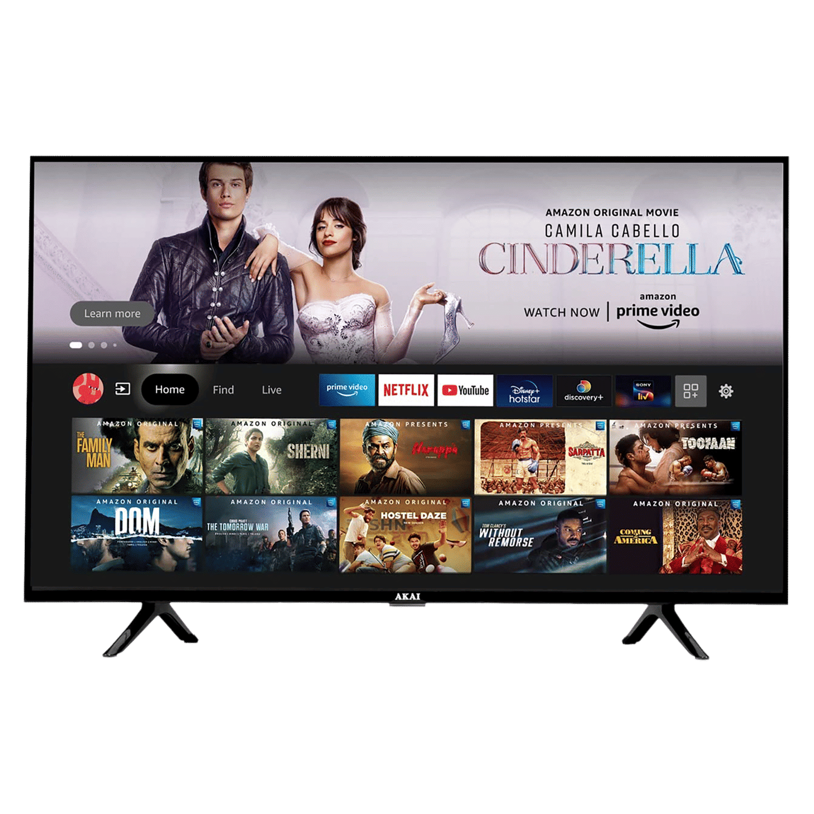 AKAI 108 cm (43 inch) Full HD LED Smart Fire TV with Alexa Compatibility (2020 model) AKAI 108 cm (43 inch) Full HD LED Smart Fire TV with Alexa Compatibility (2020 model)_1