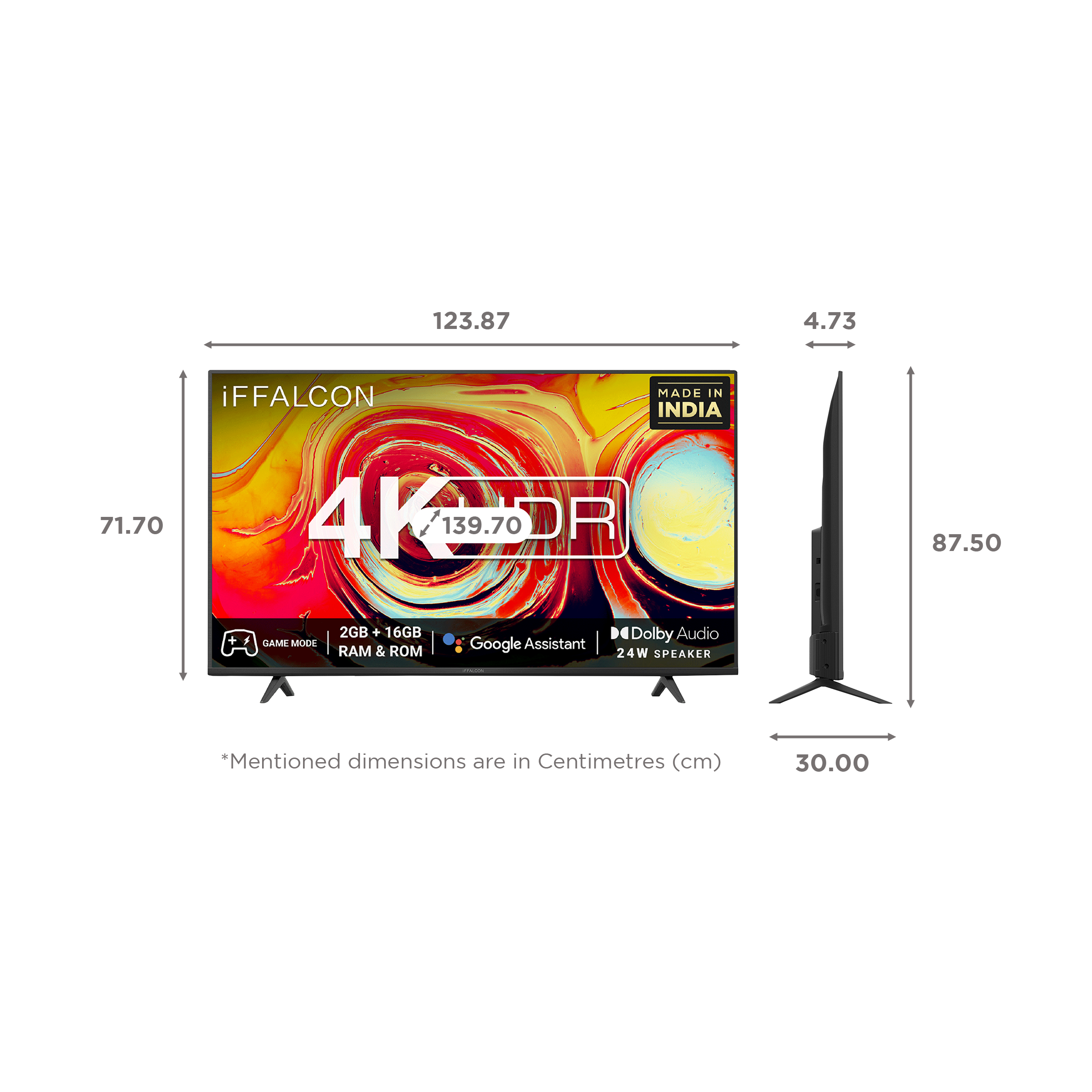 iFFALCON U71 Series 139.7 cm (55 inch) 4K Ultra HD LED Fire TV with Hands-Free Voice Control_2