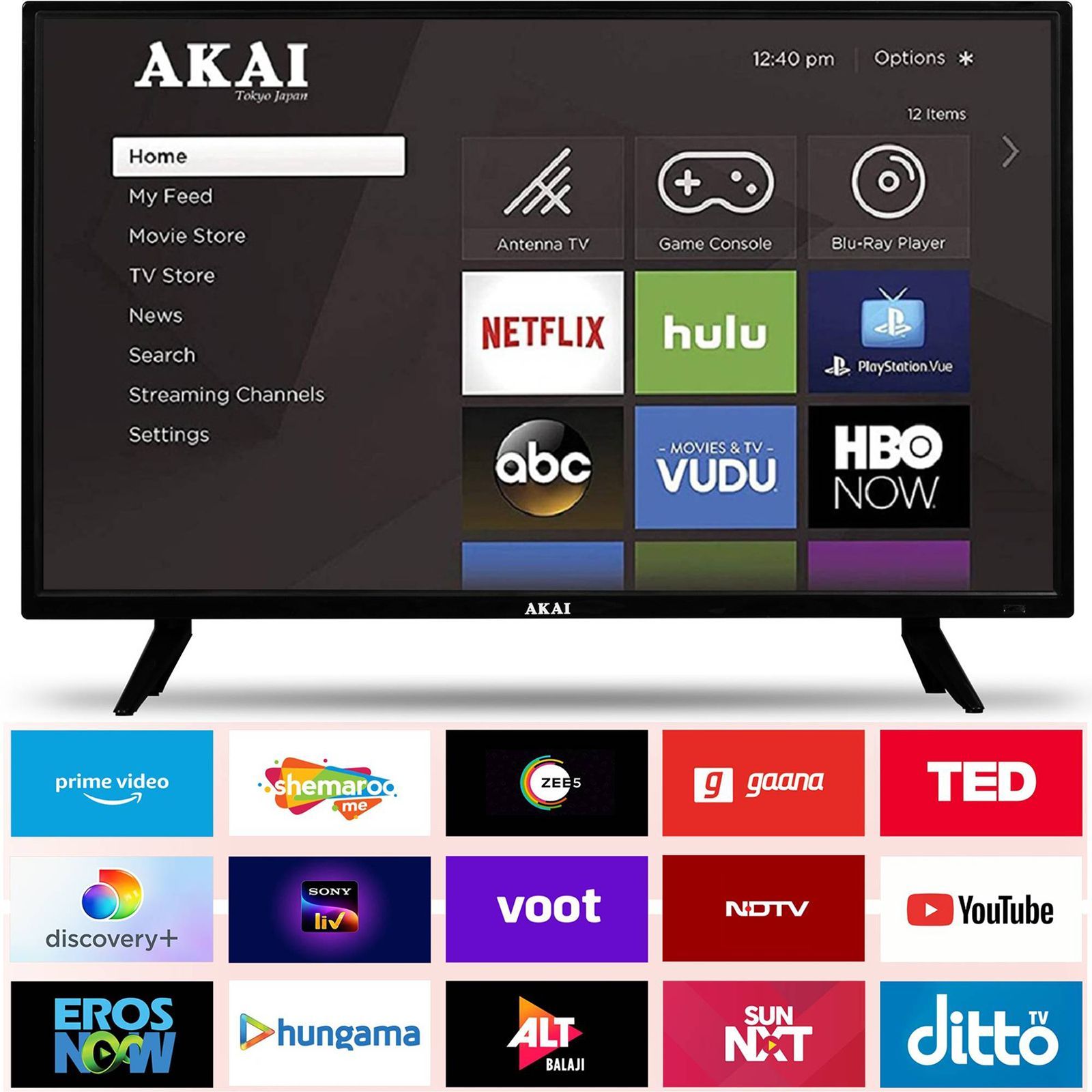 Akai 80 cm (32 inch) HD Ready LED Smart Android TV with A+ Grade Panel (2021 model)_8