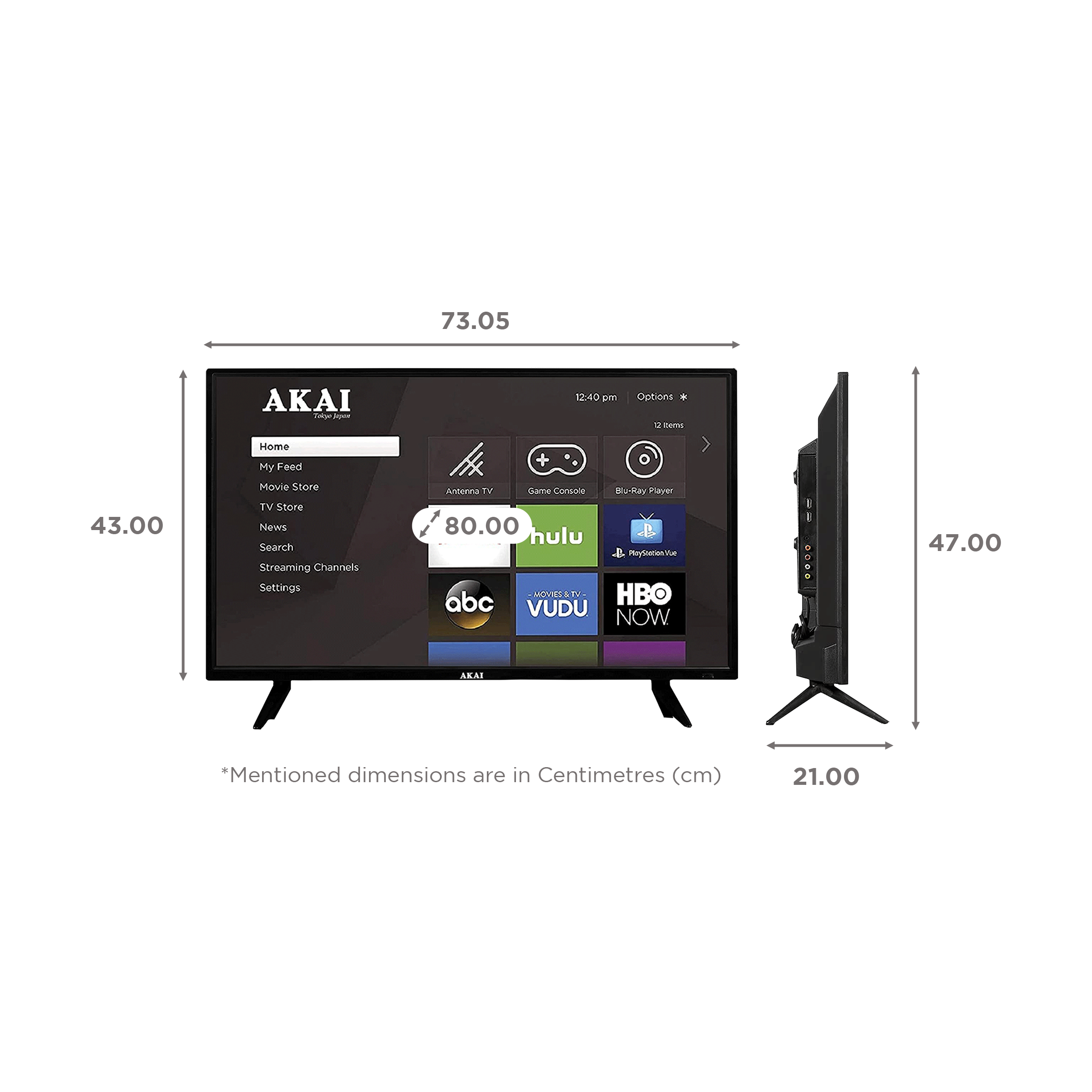 Akai 80 cm (32 inch) HD Ready LED Smart Android TV with A+ Grade Panel (2021 model)_2