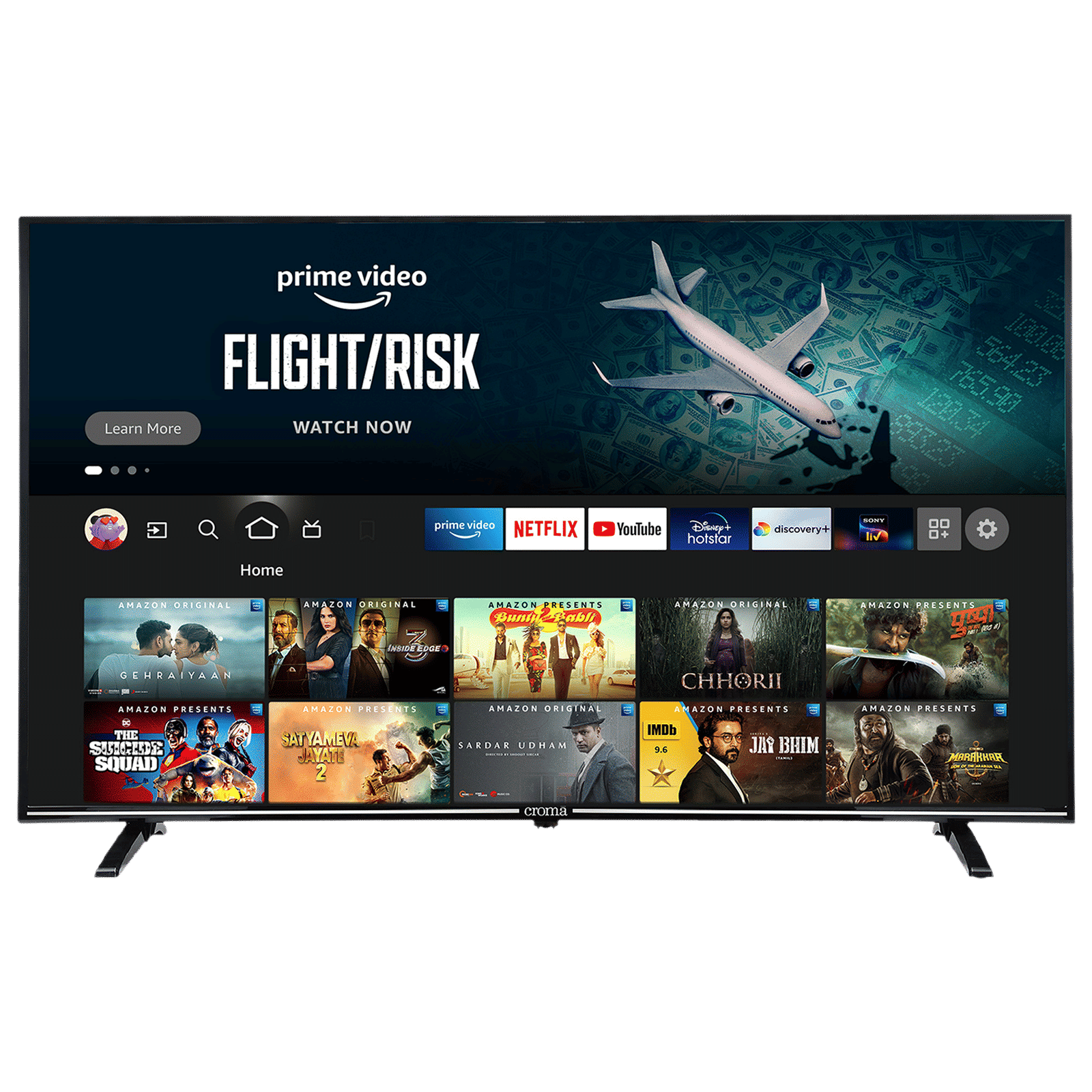 Croma Fire TV 127 cm (50 inch) 4K Ultra HD LED Fire TV with Alexa Compatibility_1