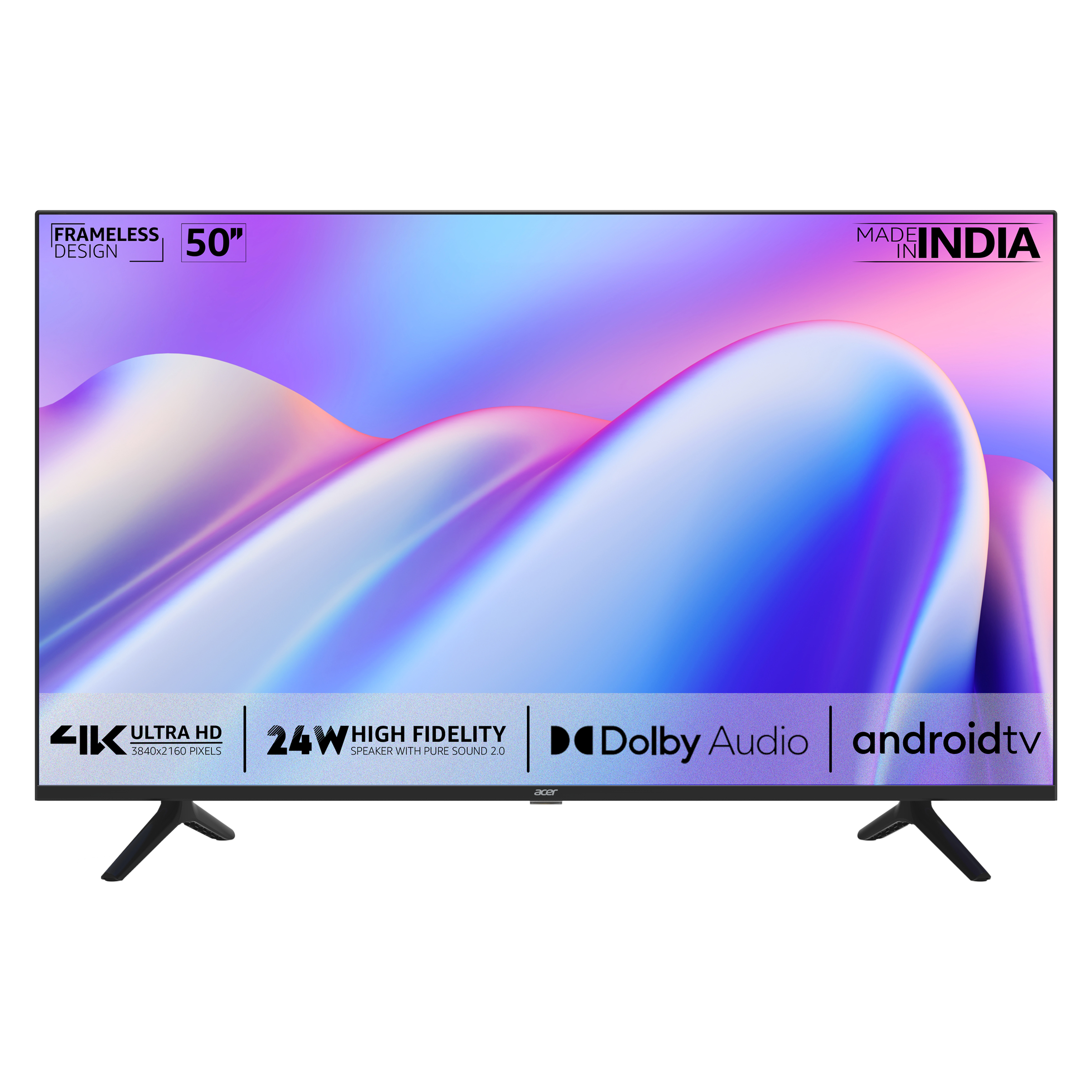 Acer Frameless 127 cm (50 inch) 4K Ultra HD LED Android TV with Google Assistant (2021 model) Acer Frameless 127 cm (50 inch) 4K Ultra HD LED Android TV with Google Assistant (2021 model)_1