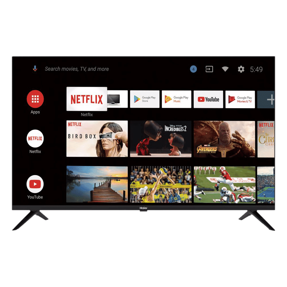 Haier K Series 81 cm (32 inch) HD Ready LED Smart Android TV with Google Assistant Haier K Series 81 cm (32 inch) HD Ready LED Smart Android TV with Google Assistant_1