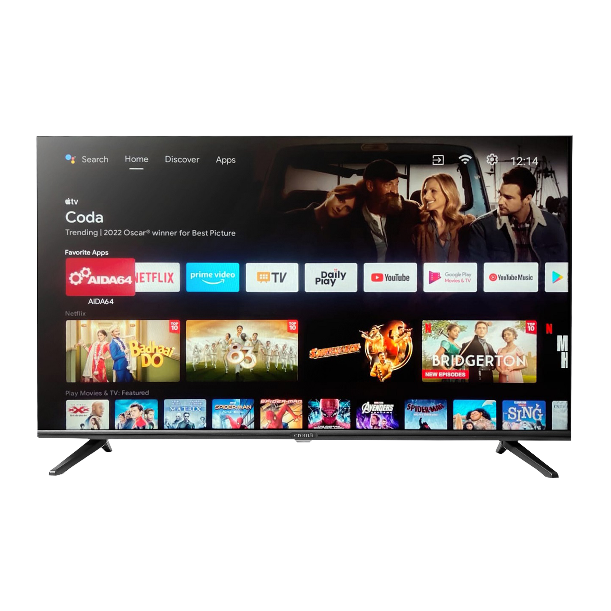 Croma 80 cm (32 inch) HD Ready LED Smart Android TV with Google Assistant (2022 model) Croma 80 cm (32 inch) HD Ready LED Smart Android TV with Google Assistant (2022 model)_1