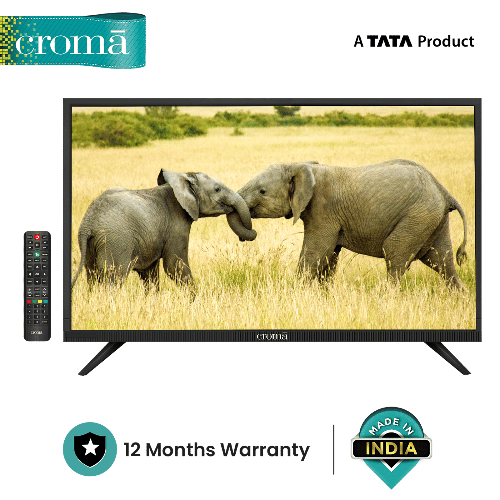 Croma 98 cm (39 inch) HD Ready LED TV with A+ Grade Panel (2022 model) Croma 98 cm (39 inch) HD Ready LED TV with A+ Grade Panel (2022 model)_1