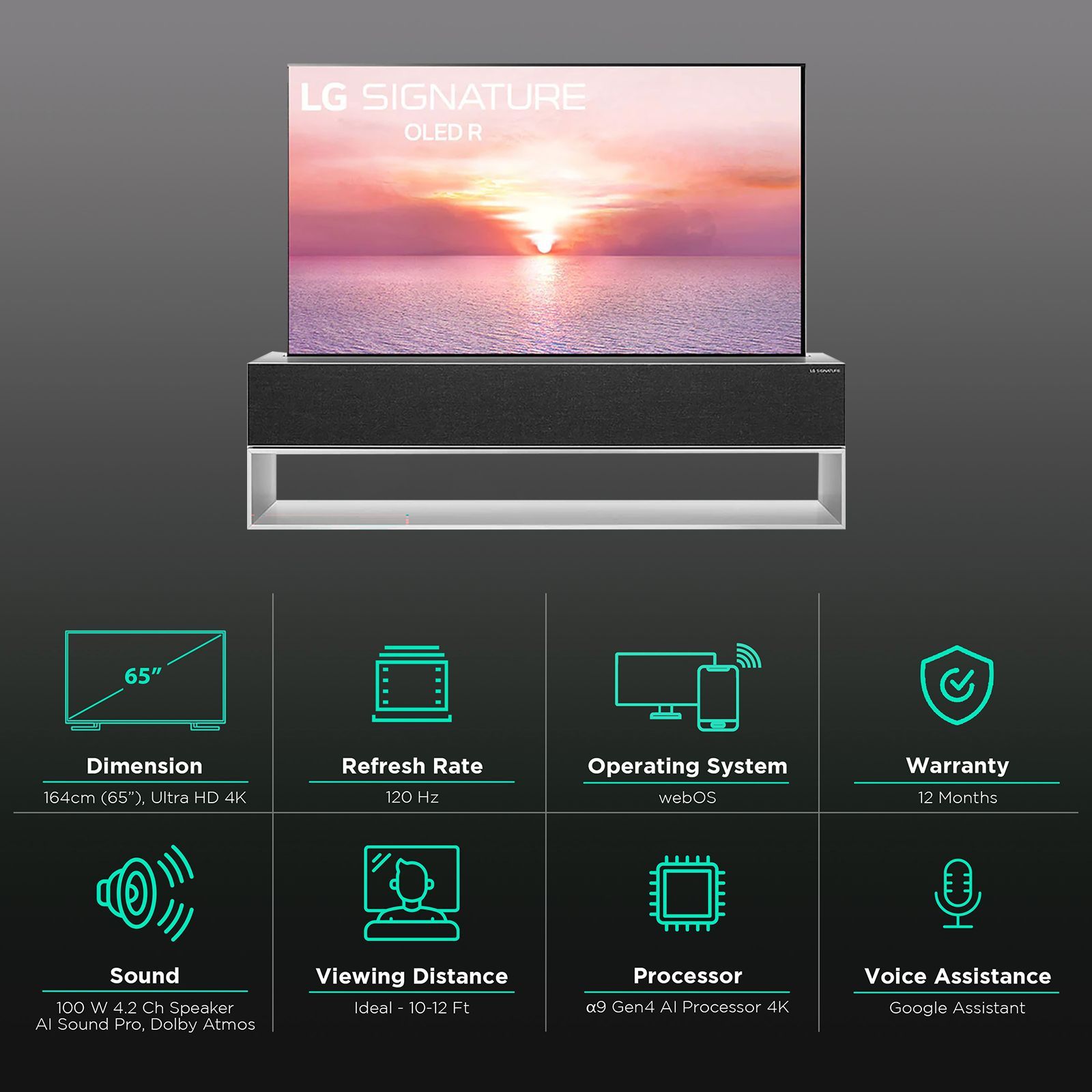 LG Signature 164 cm (65 inch) OLED 4K Ultra HD WebOS TV with Google Assistant_3