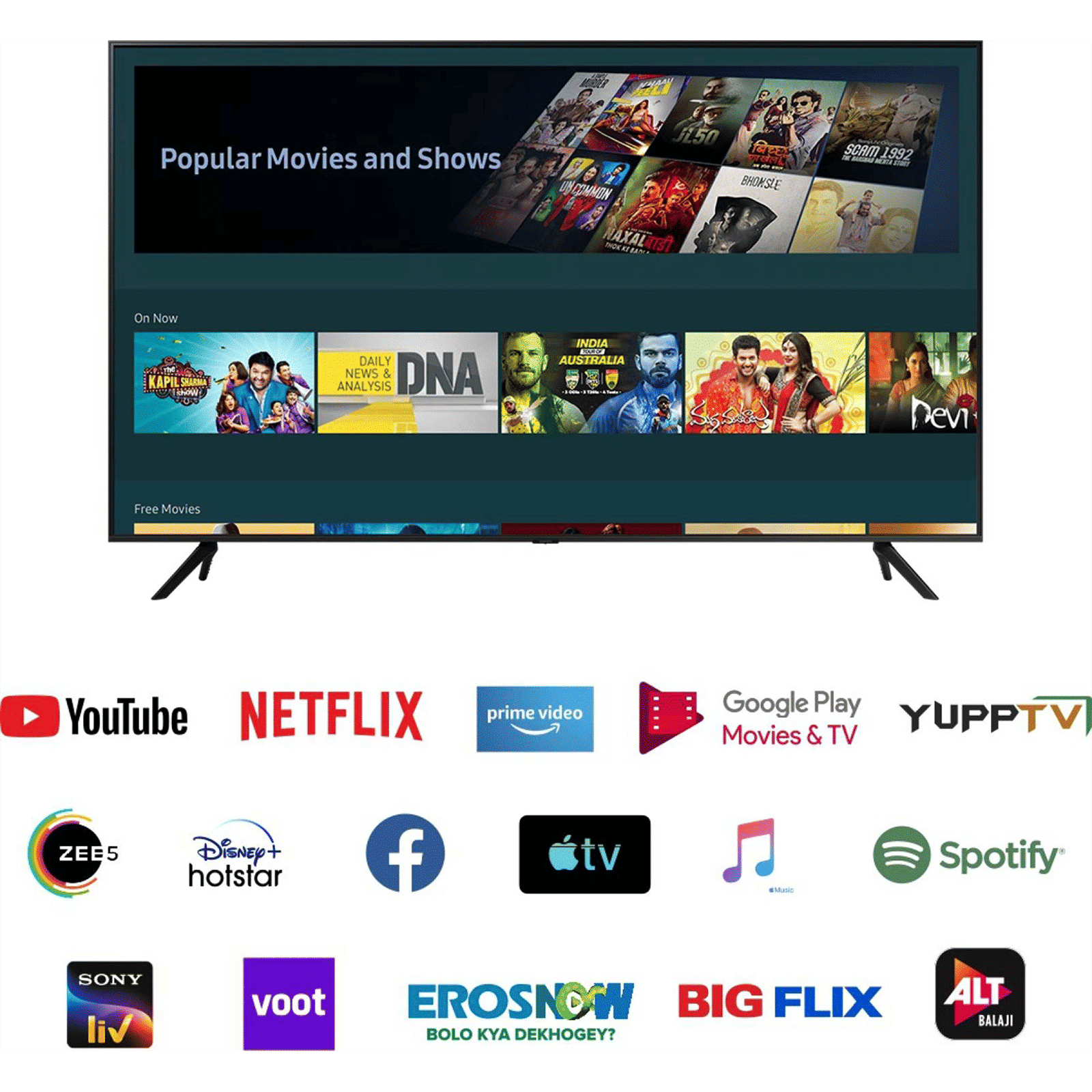 SAMSUNG Crystal 4K Pro 108 cm (43 inch) 4K Ultra HD LED Tizen TV with Alexa Compatibility (2021 model)_17