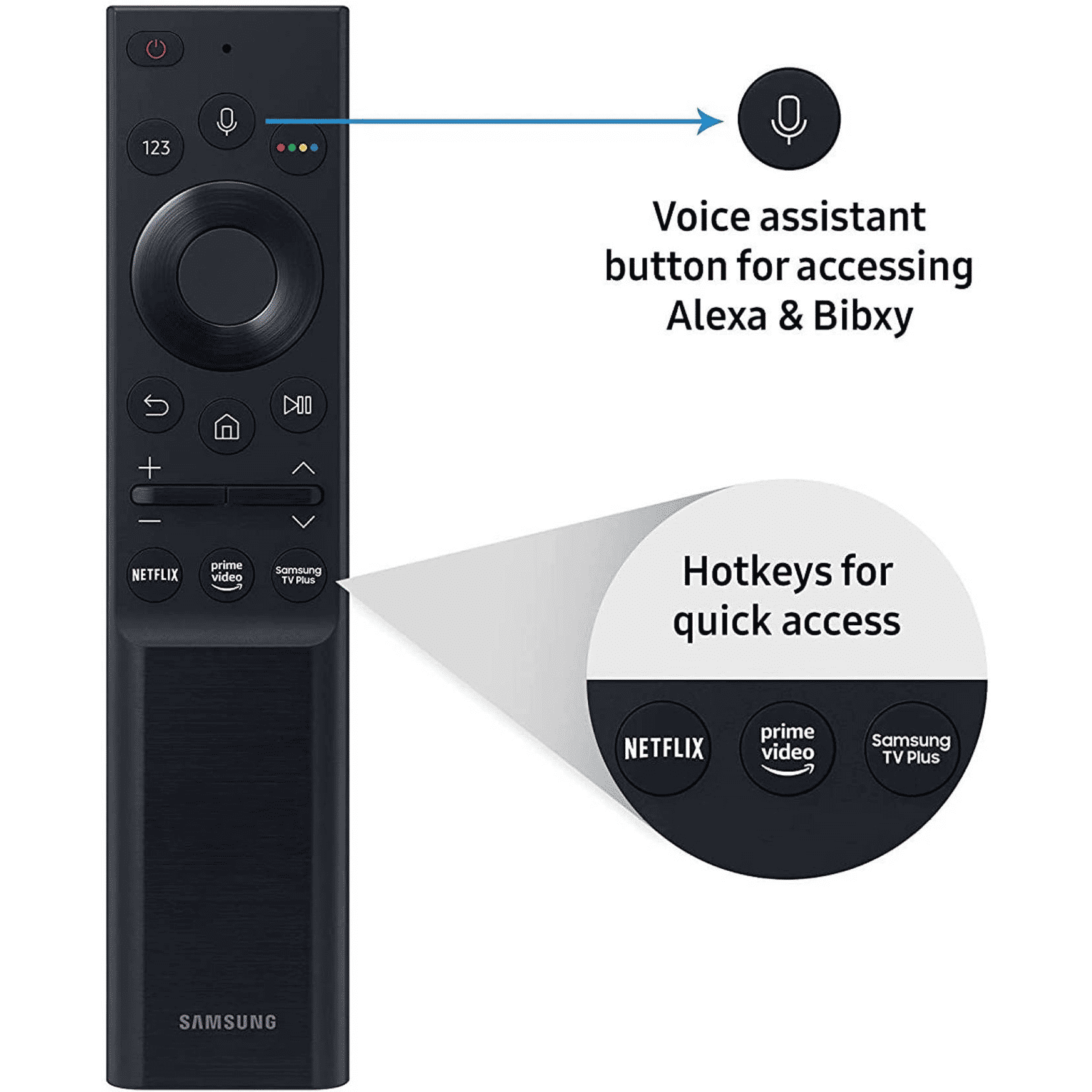 SAMSUNG Crystal 4K Pro 108 cm (43 inch) 4K Ultra HD LED Tizen TV with Alexa Compatibility (2021 model)_6