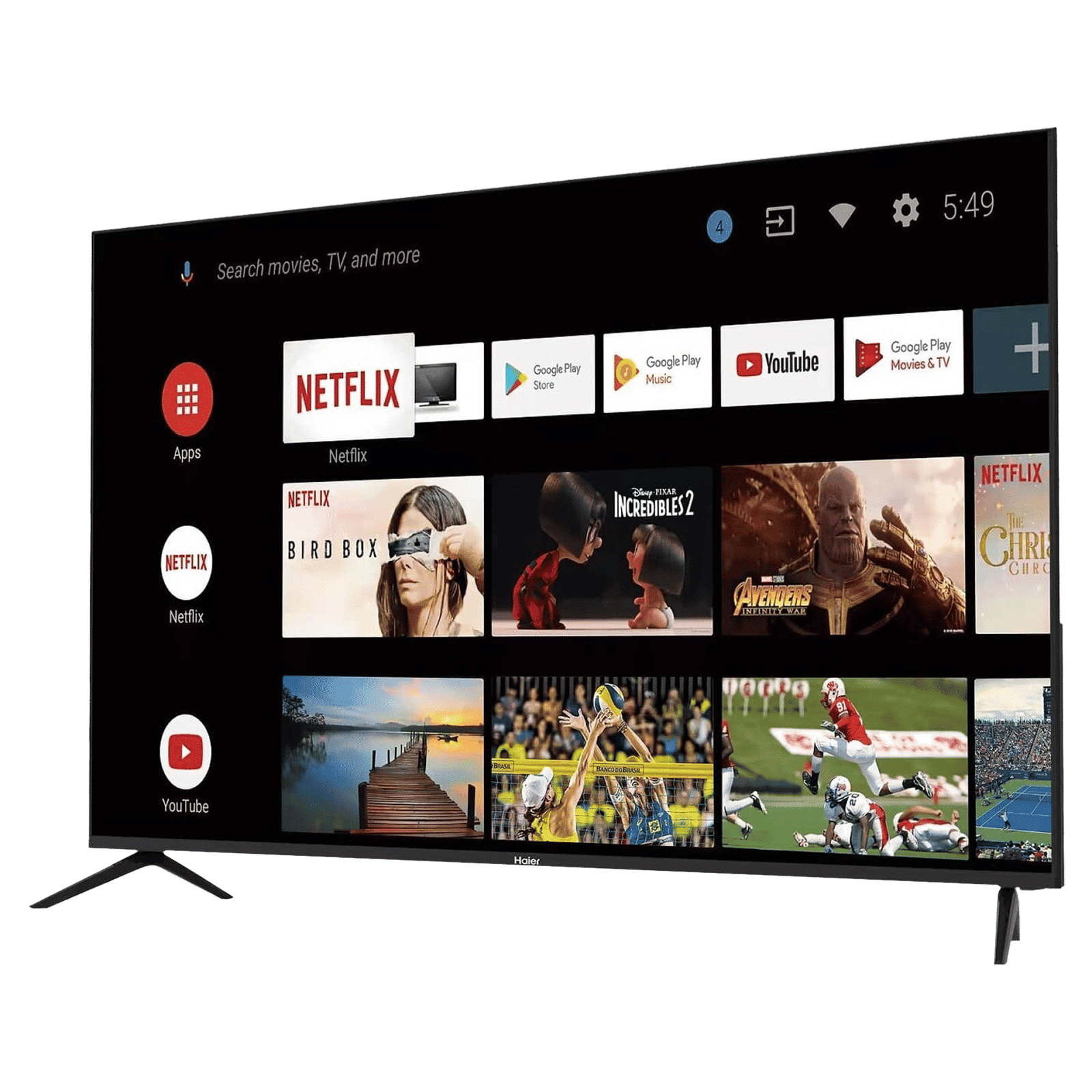 Haier K Series 126 cm (50 inch) 4K Ultra HD LED Android TV with Google Assistant Haier K Series 126 cm (50 inch) 4K Ultra HD LED Android TV with Google Assistant_7